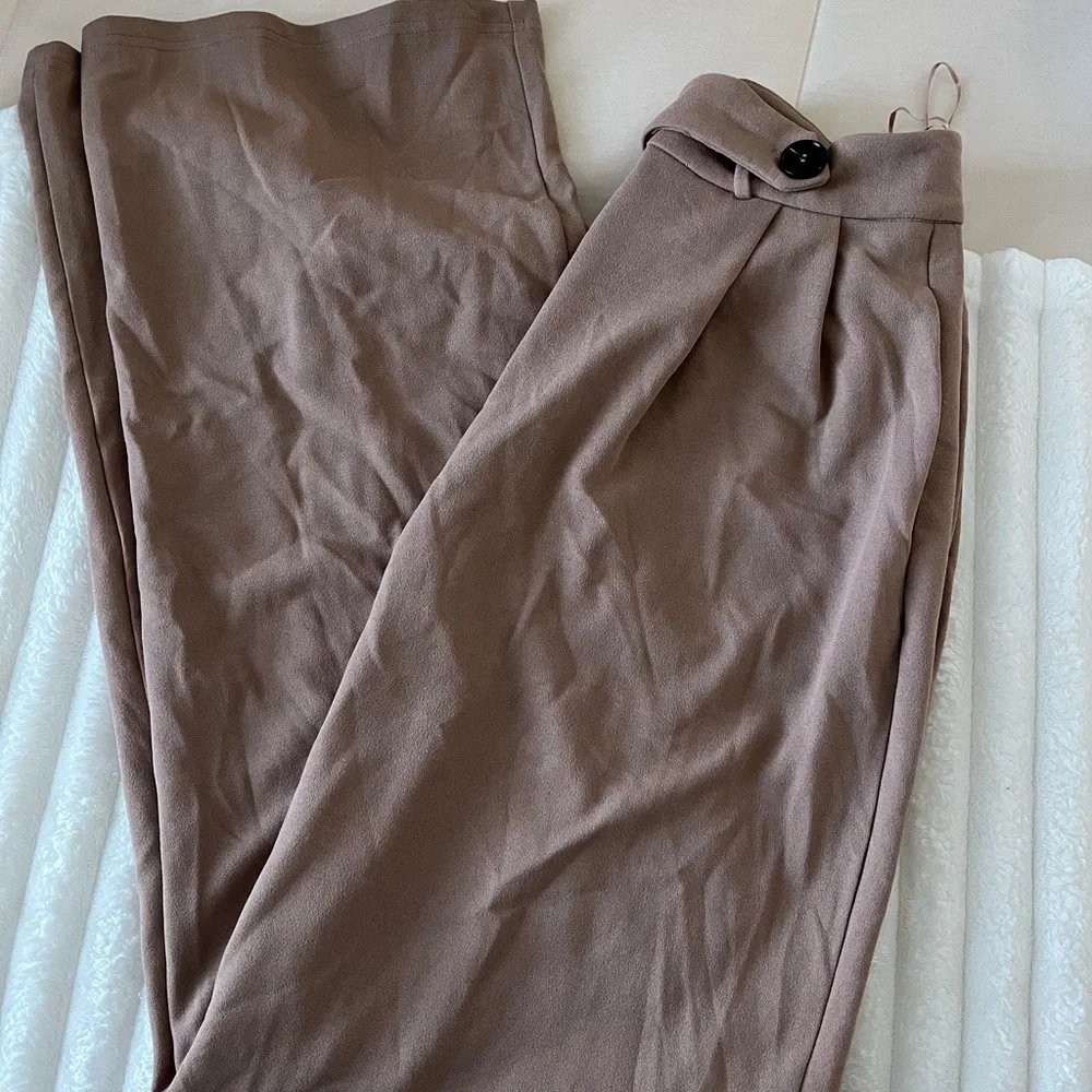NWT Fashion Nova Make A Move Wide Leg Pants 33” - Picture 7 of 8